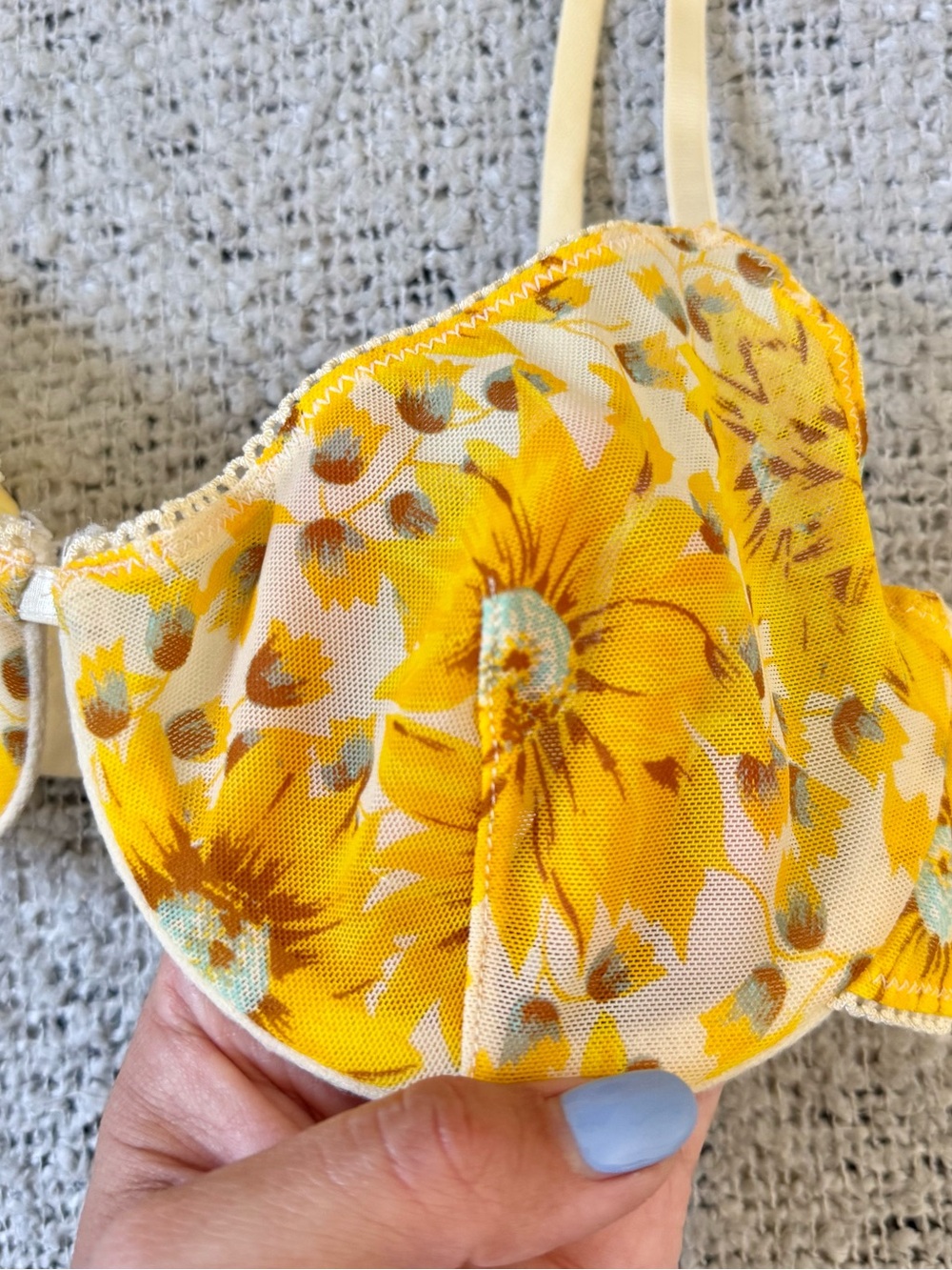 Urban Outfitters Sunflower Mesh Bra 34B - Picture 3 of 6